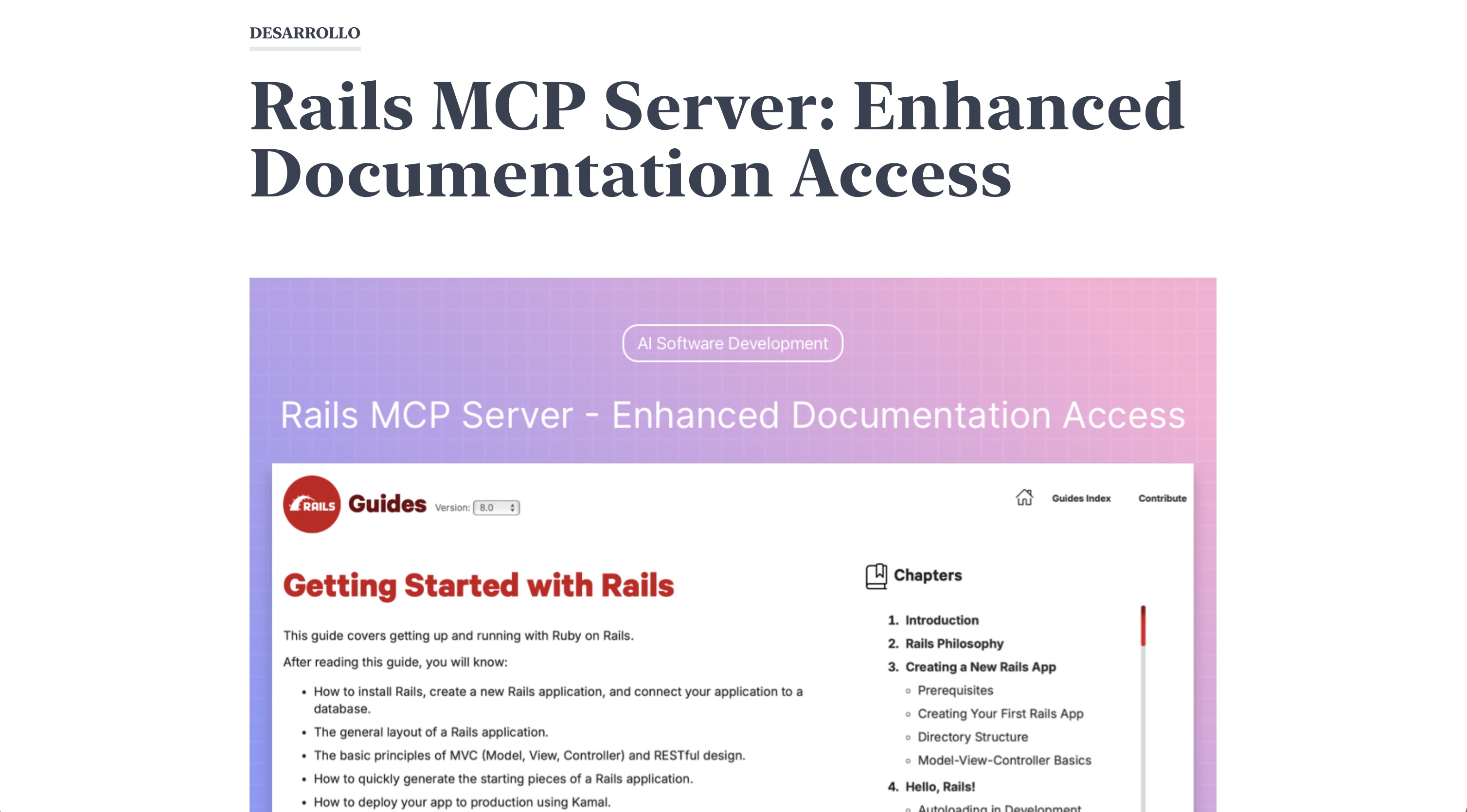 Rails MCP Server